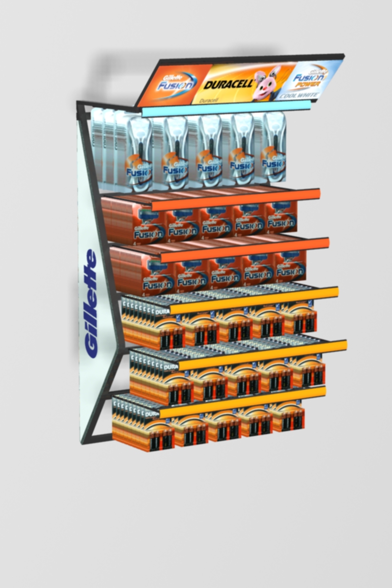FD 1186 10_Gillette fali display